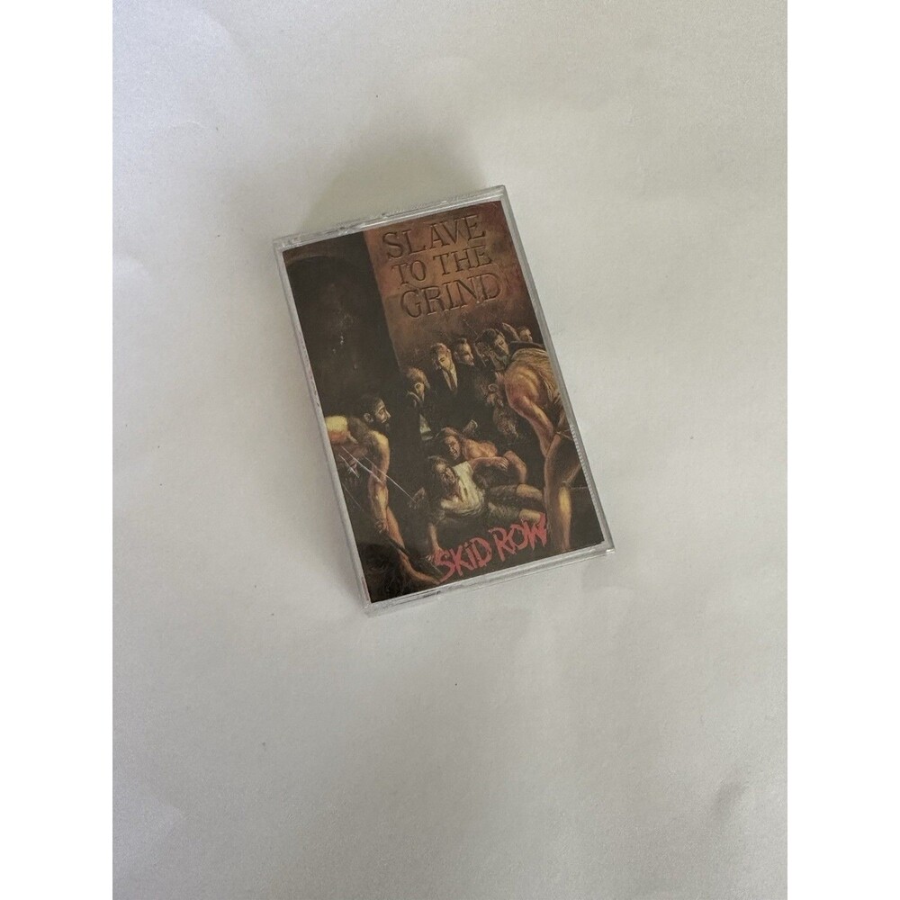 Skid Row ‘Slave To The Grind’ Cassette Tape 1991 Rock 80’s 90’s Metal